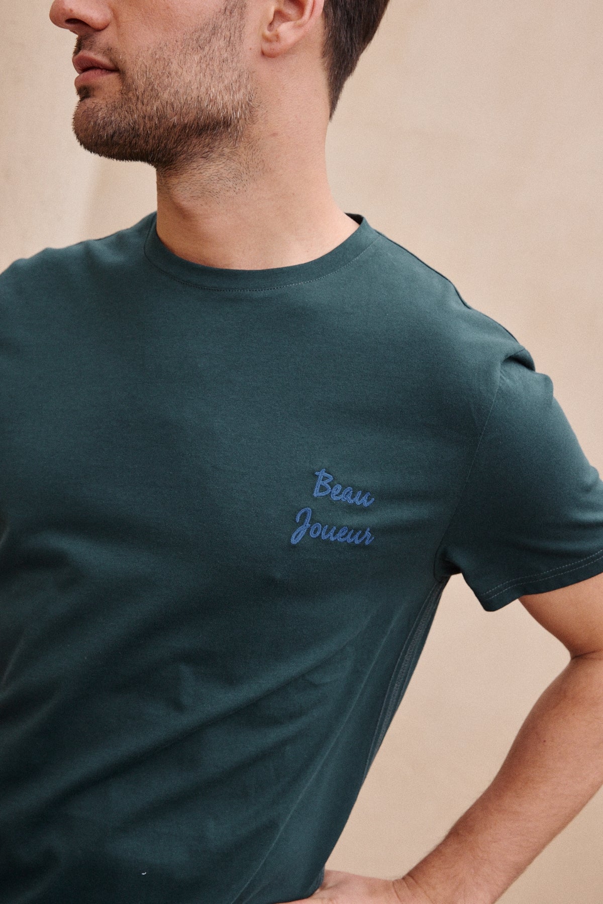 T-shirt Beau Joueur Vert Chêne JAQK