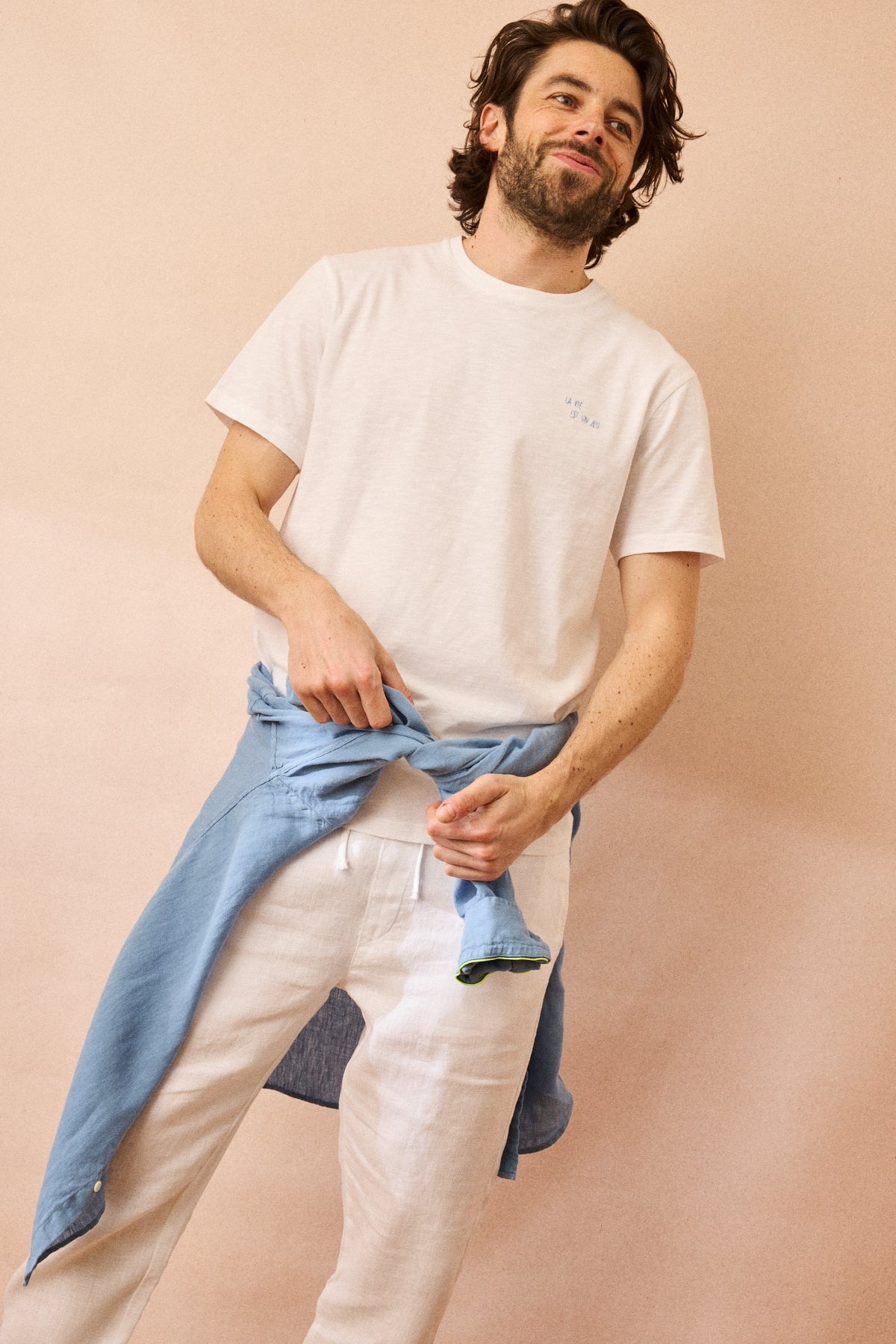 T-shirt Feel Good Blanc JAQK