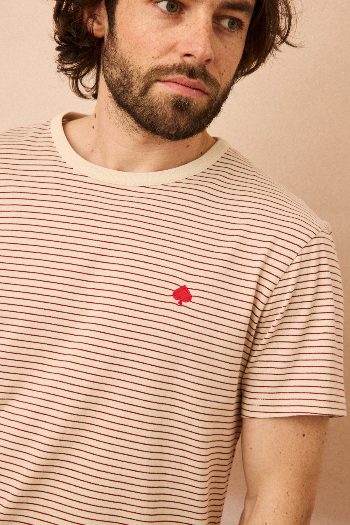 T-shirt Vecchio rayé Milk JAQK