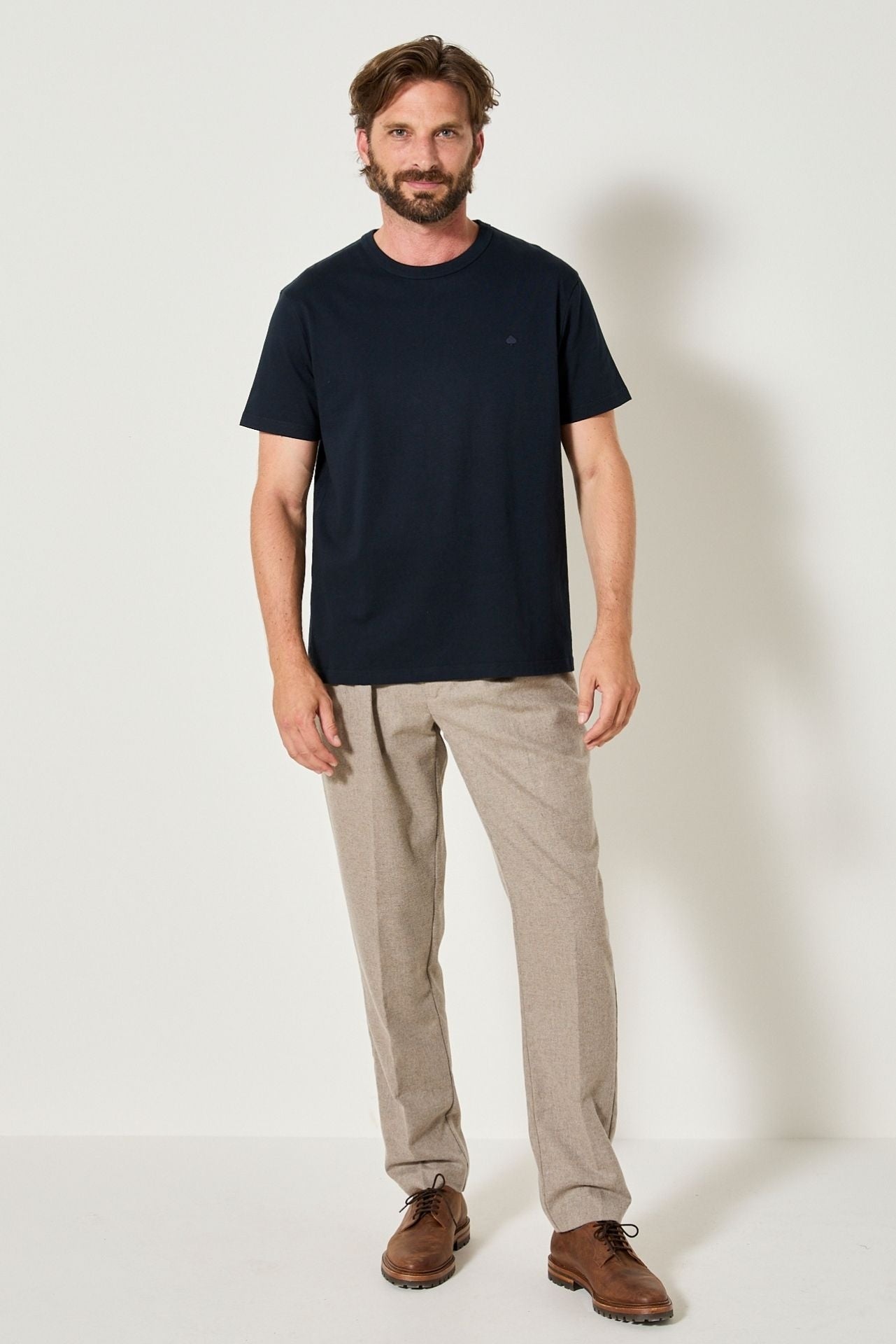 T-shirt basil Bleu marine Nuit - JAQK