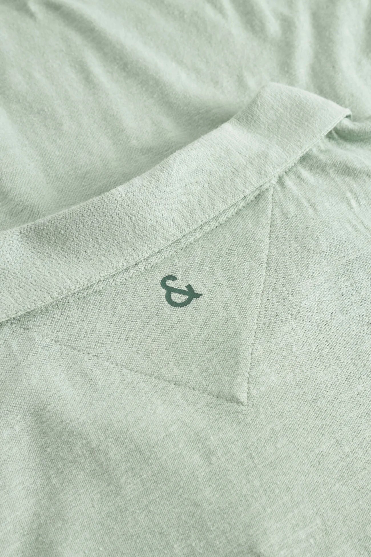 Polo en lin homme Colours and Sons Lime – Coupe Regular
