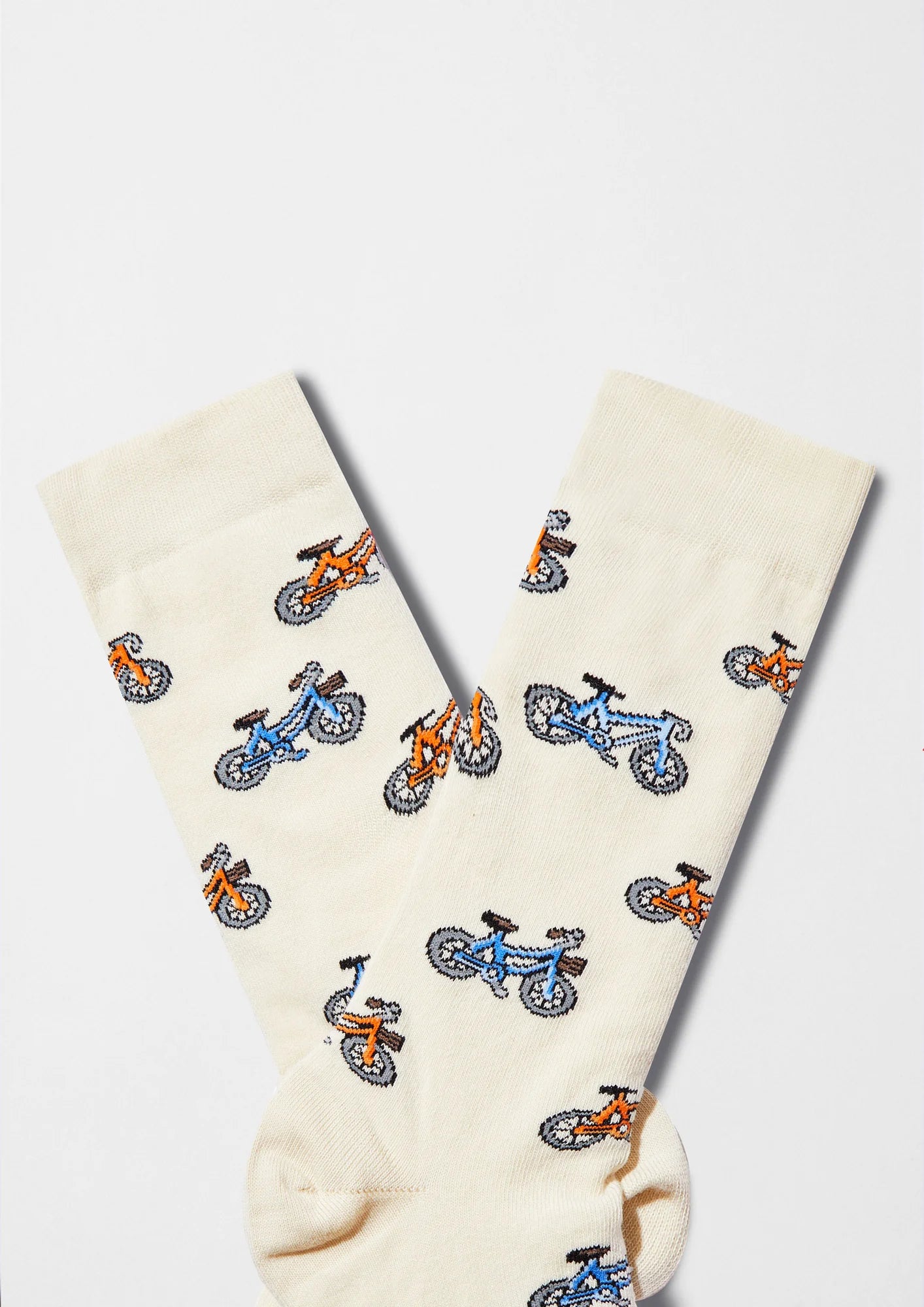 Chaussettes vélos Bebicycle beige - BeSocks