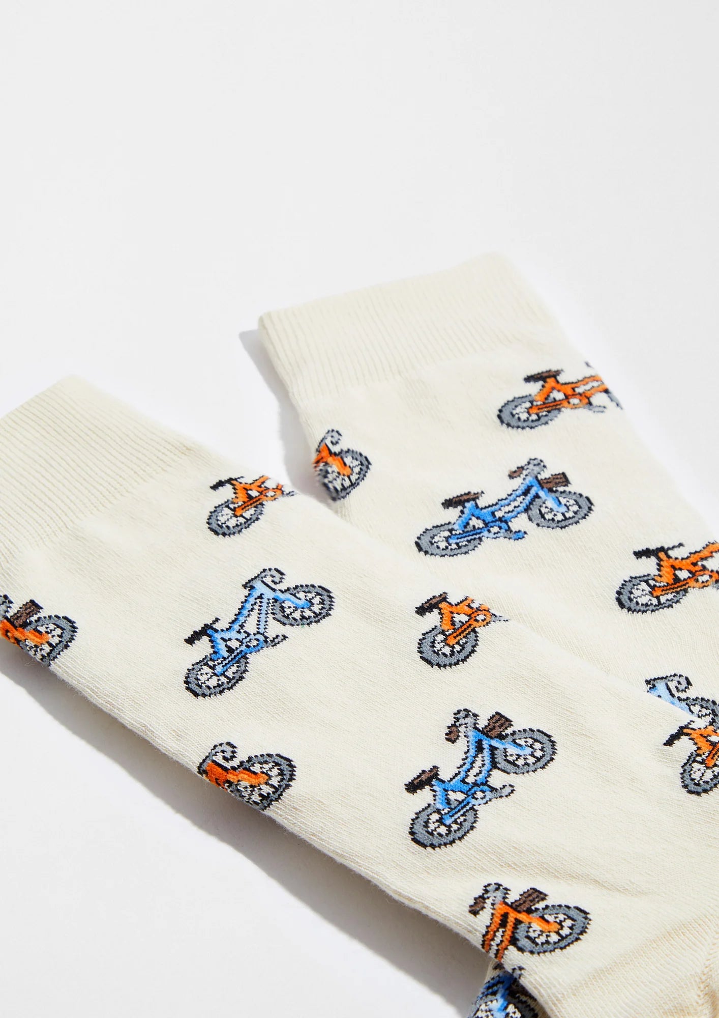 Chaussettes vélos Bebicycle beige - BeSocks