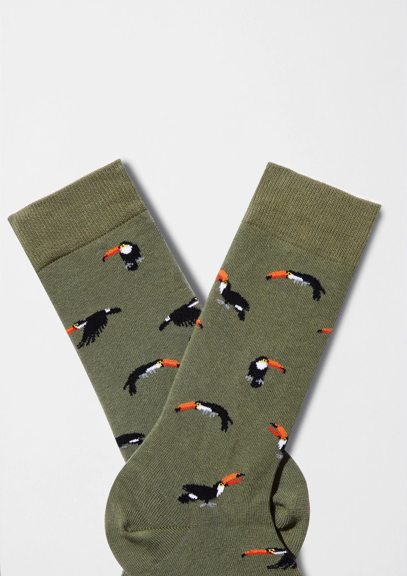 Chaussettes BeToucan vertes - BeSocks