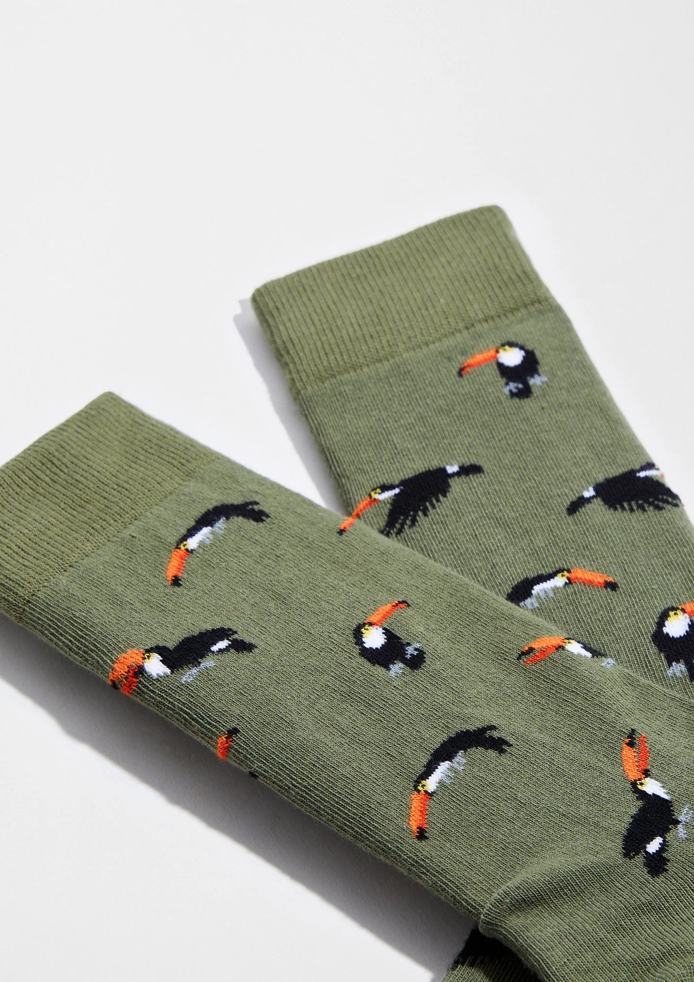 Chaussettes BeToucan vertes - BeSocks