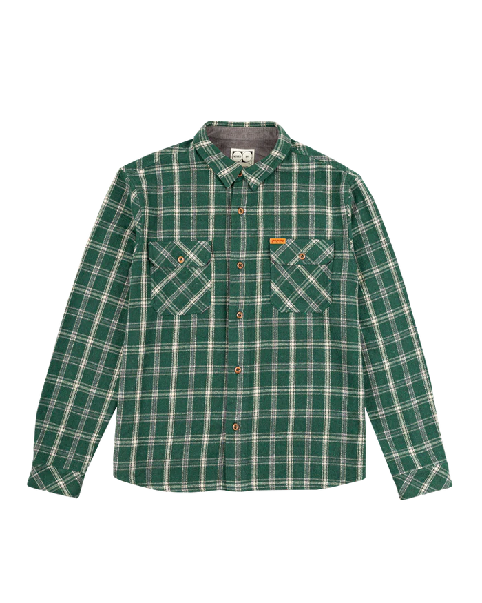 Chemise Jambai en flannel verte - Ementa