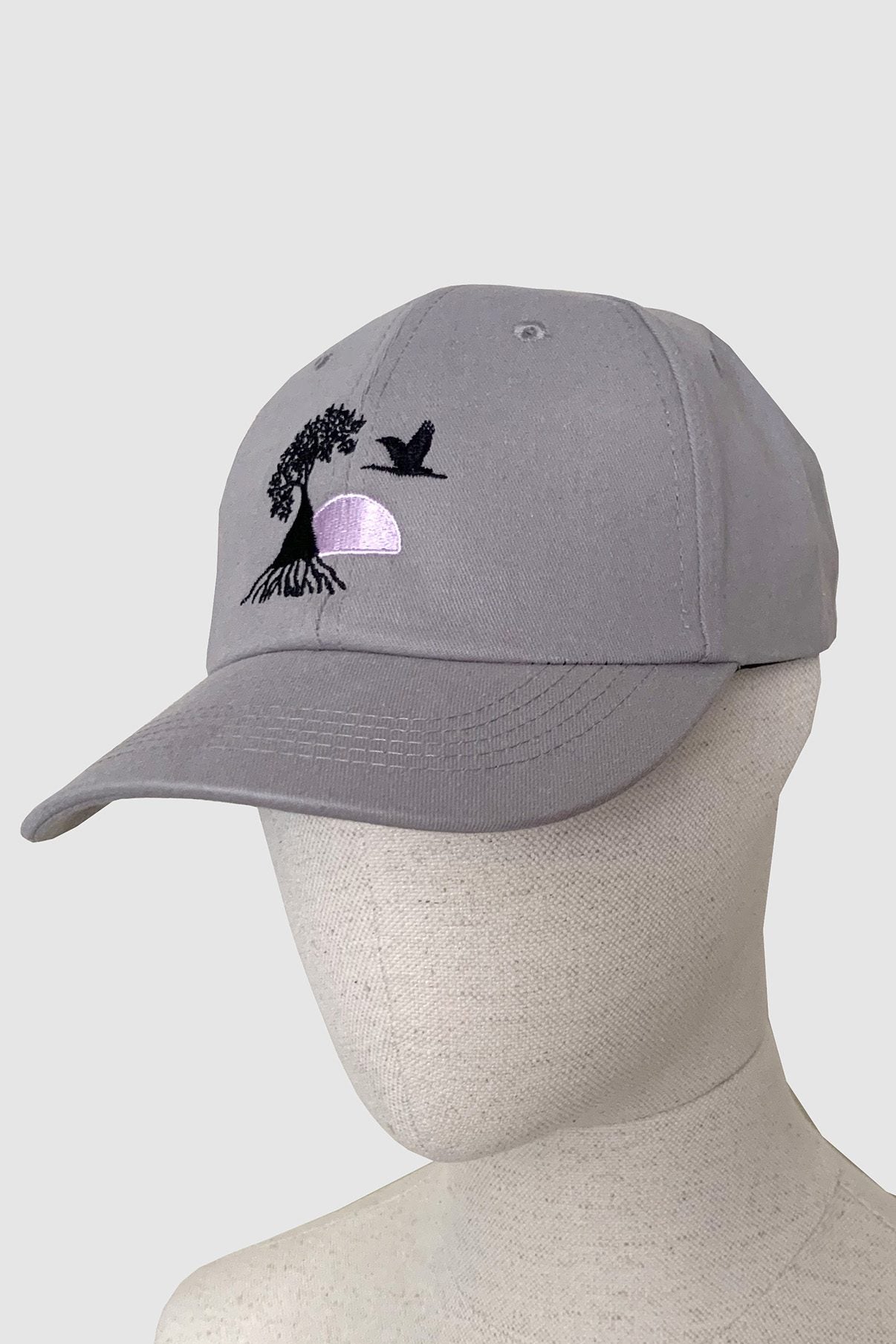 Casquette grise brodée - MANGROSE