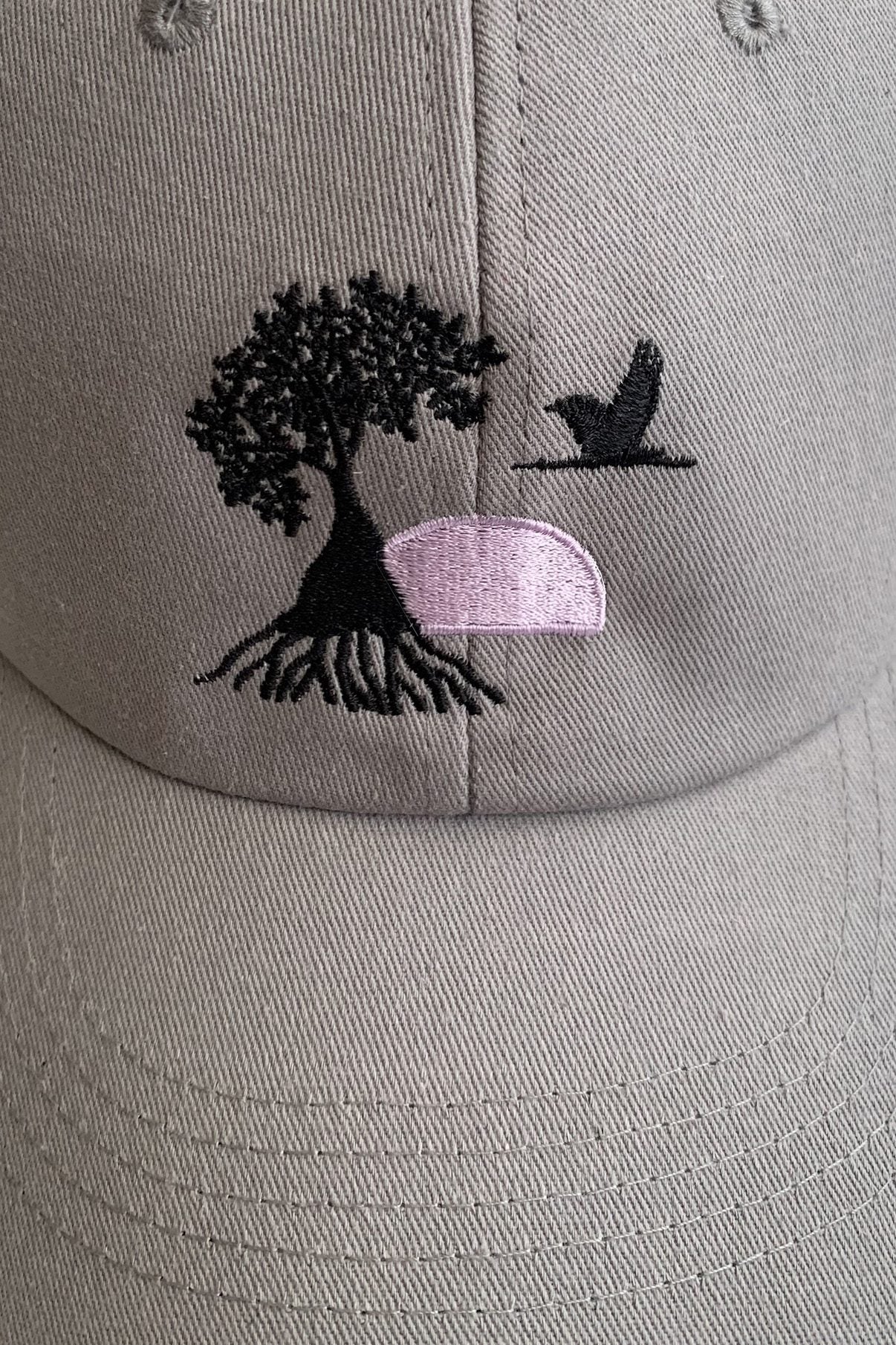 Casquette grise brodée - MANGROSE