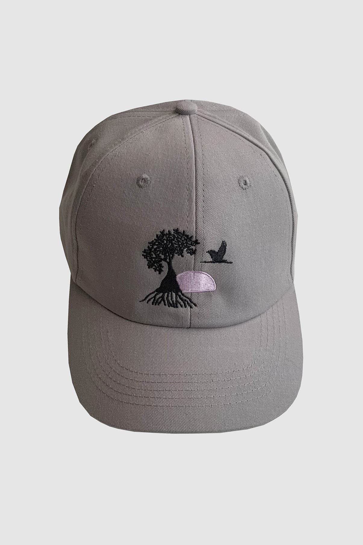 Casquette grise brodée - MANGROSE