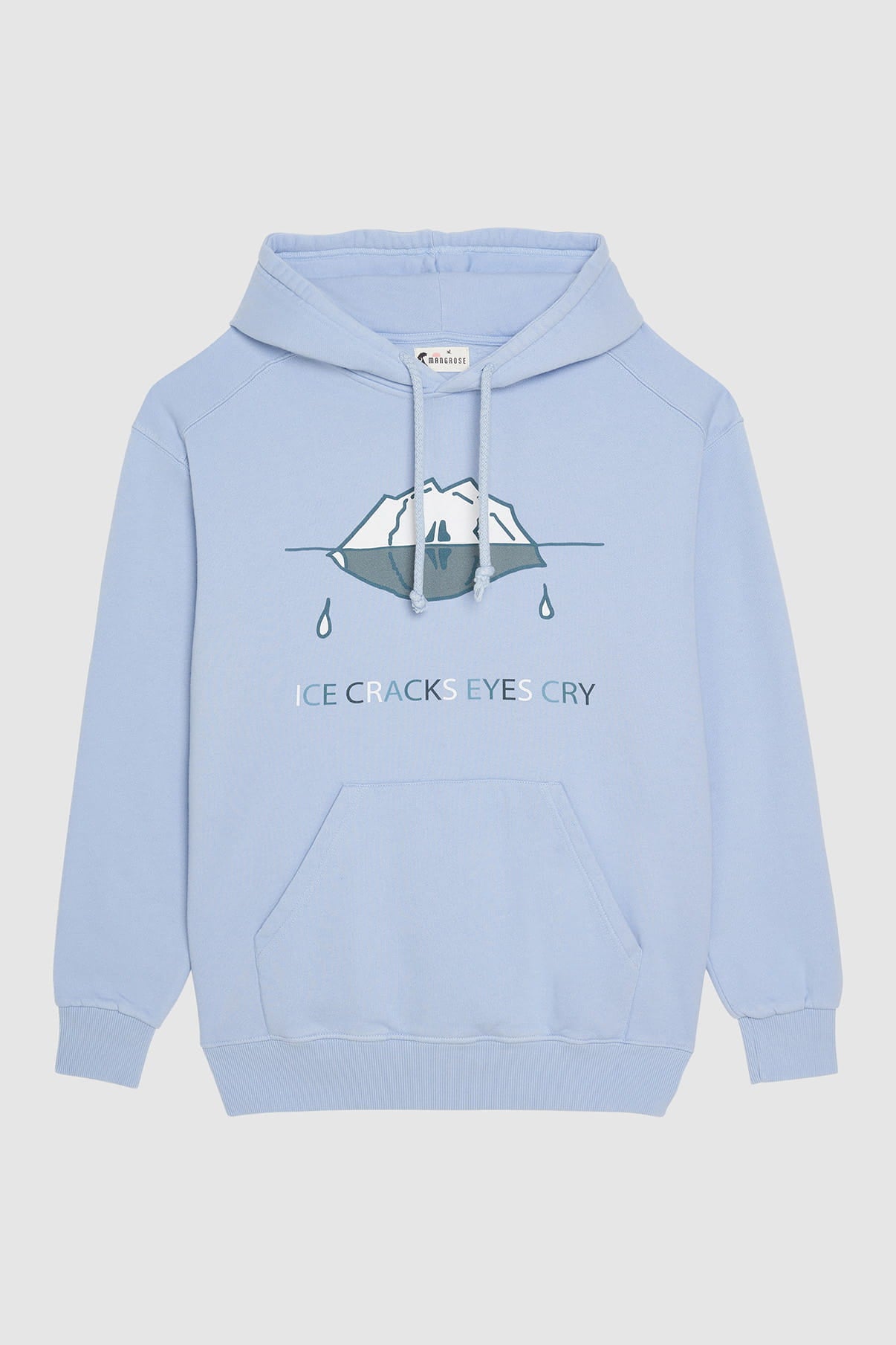 Hoodie Iceberg Bleu clair Mangrose