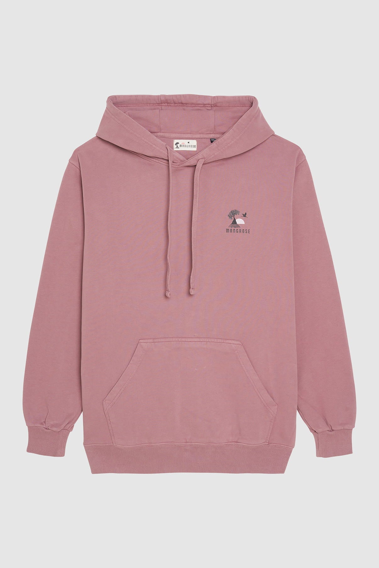 Hoodie vieux rose logo - Mangrose