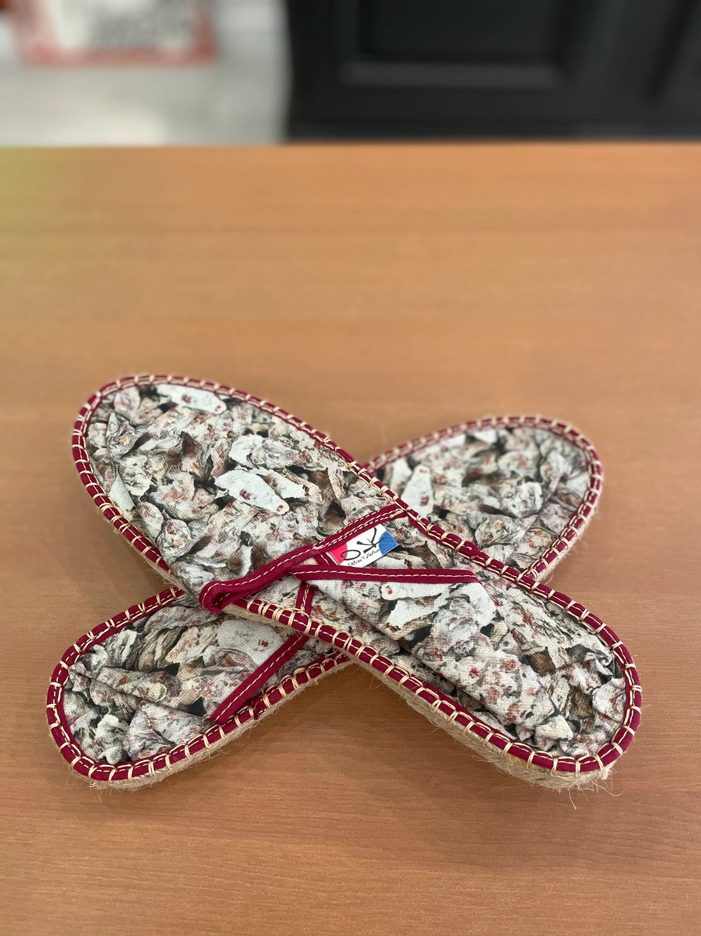 Espadrilles rouges - OSTREA