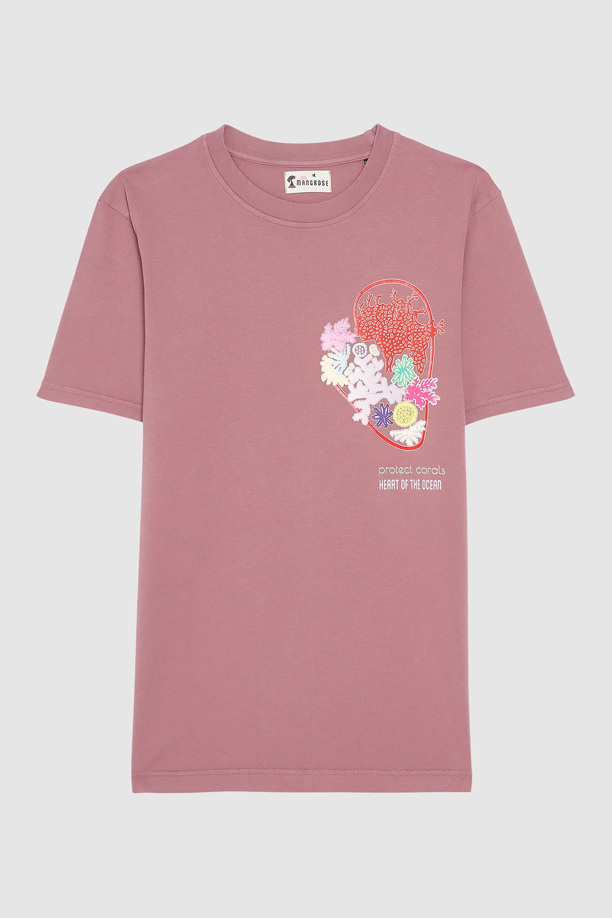 T-shirt Heart Of The Ocean rose Mangrose