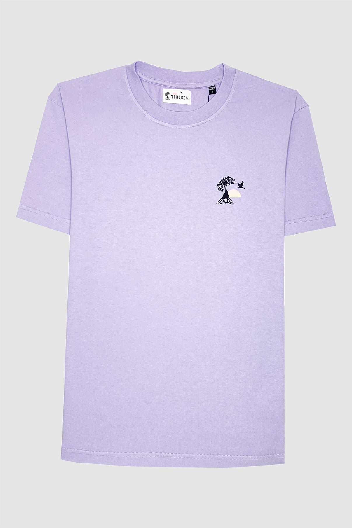T-shirt lilas logo - Mangrose