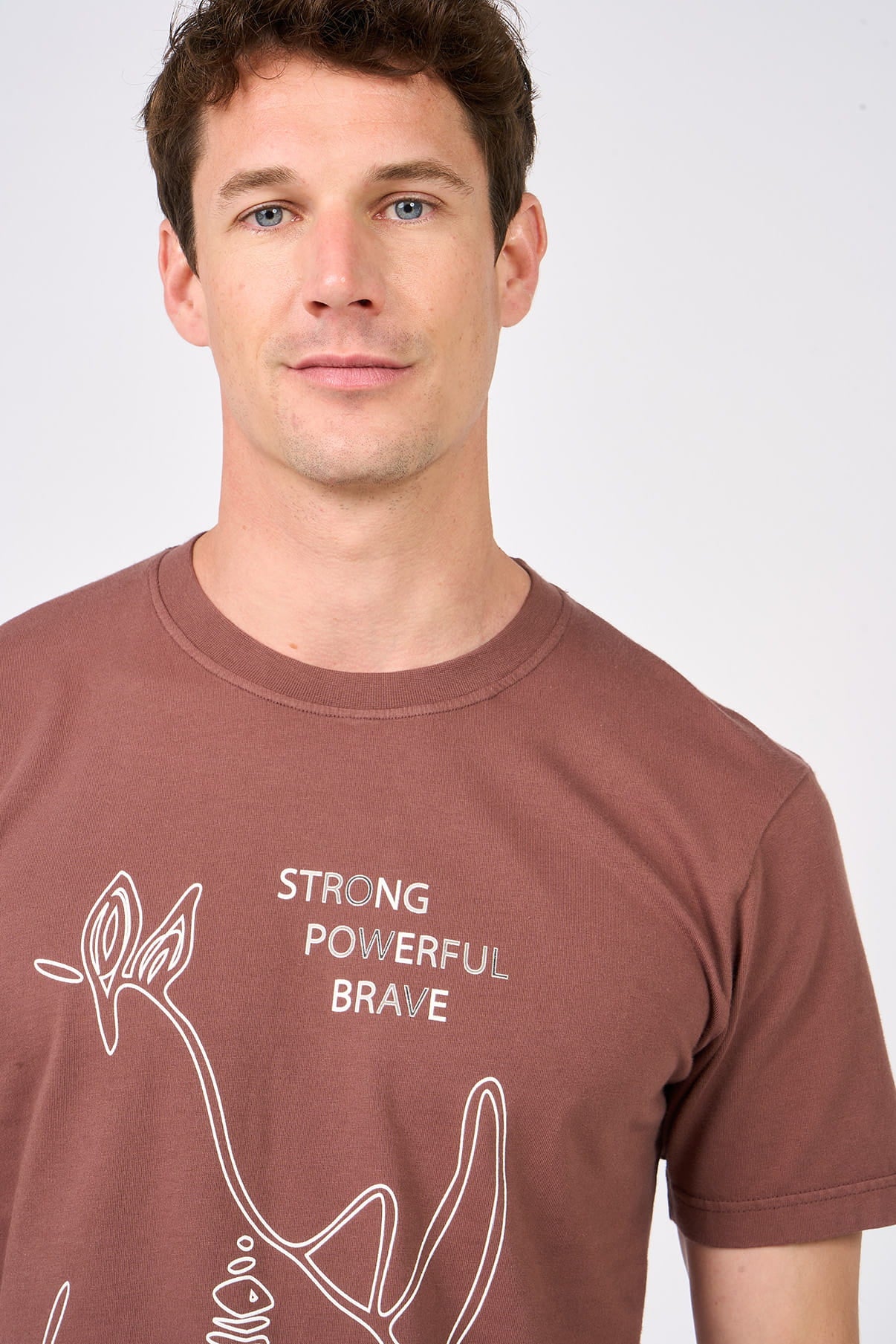 T-shirt Rhino Trhibla Terracota - Mangrose