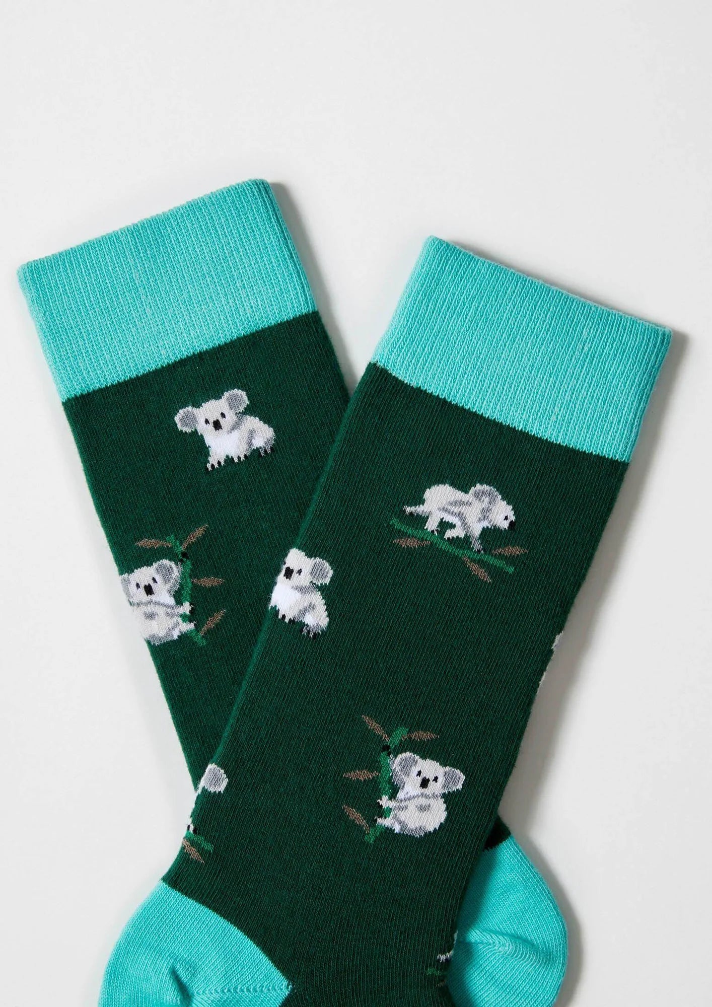 Chaussettes BeKoala vertes- BeSocks