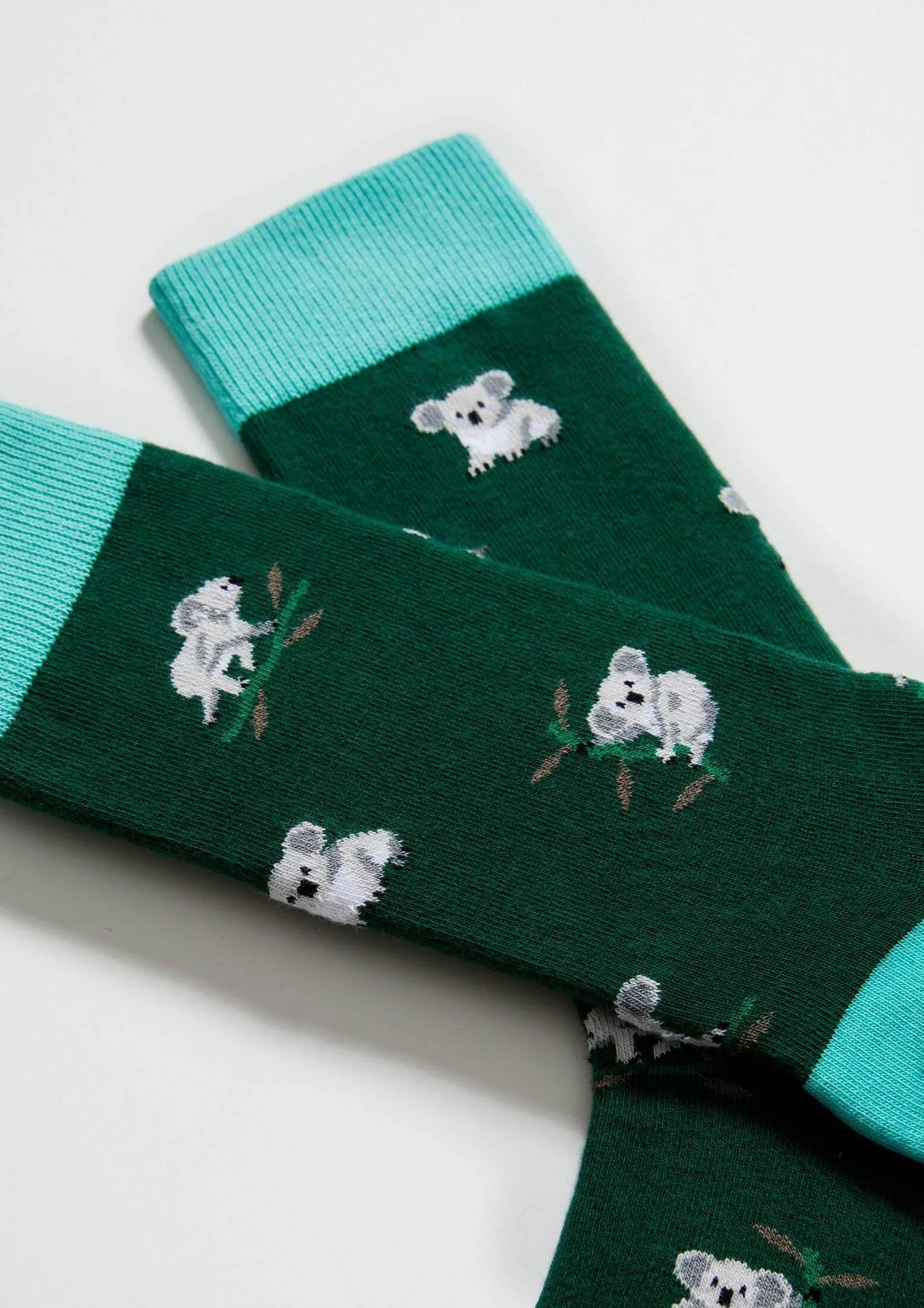 Chaussettes BeKoala vertes- BeSocks