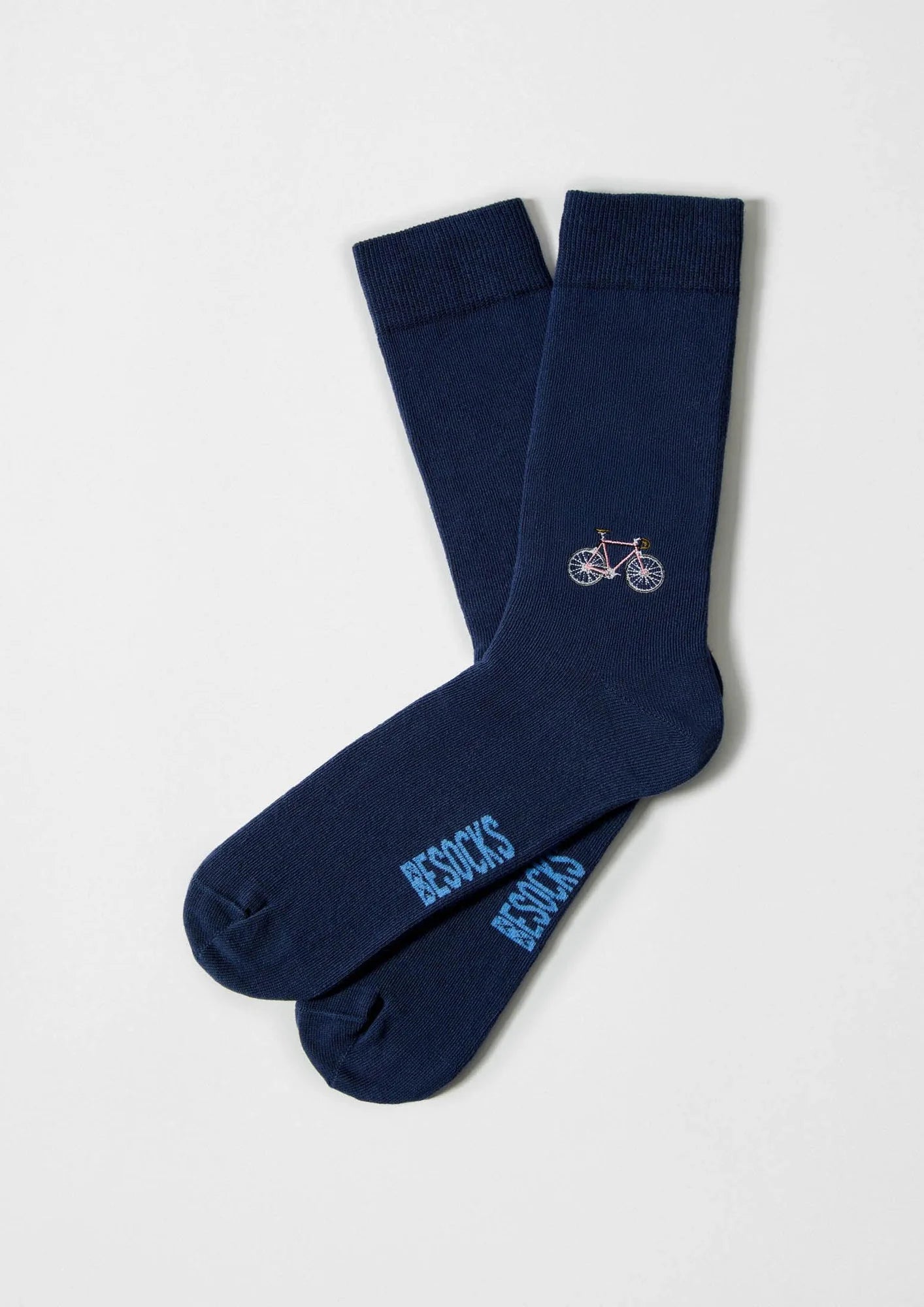 Chaussettes vélos BeBicycle brodées - BeSocks
