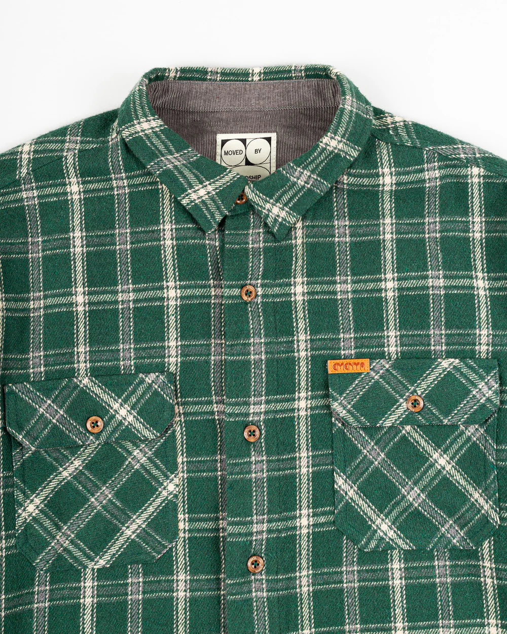 Chemise Jambai en flannel verte - Ementa