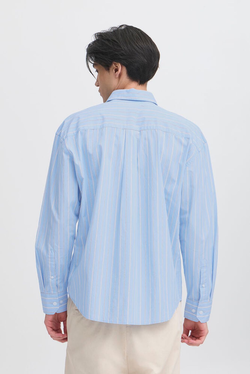 Chemise Relaxed bleue à rayures - Casual Friday