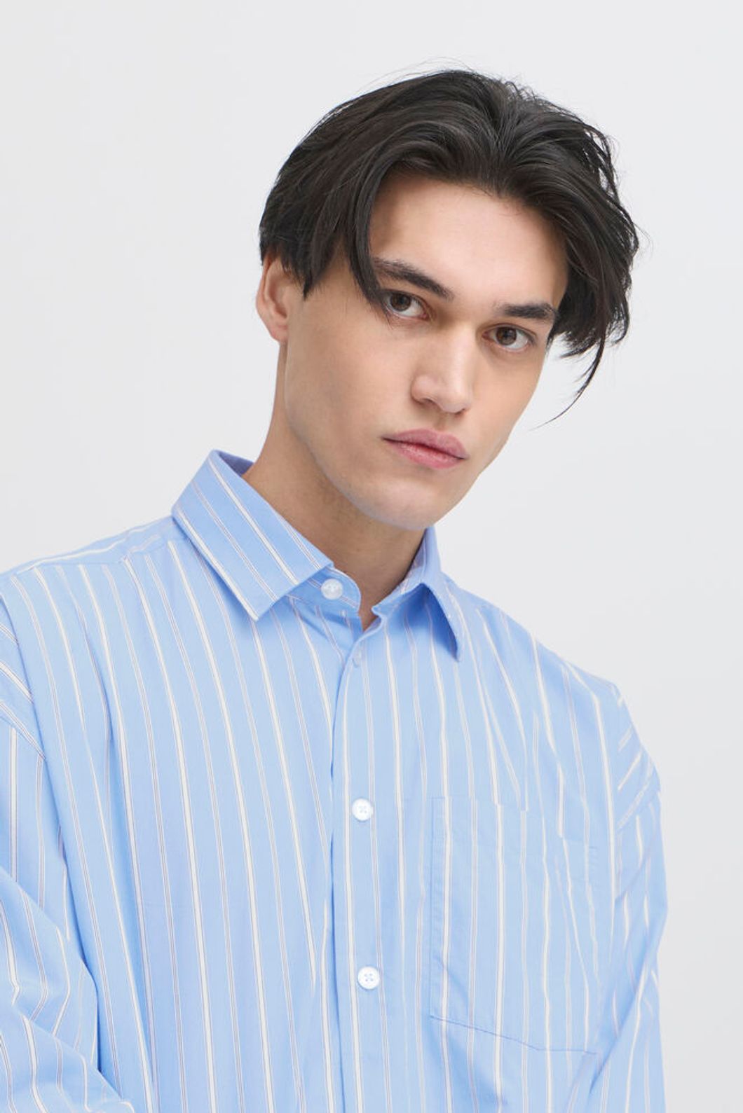 Chemise Relaxed bleue à rayures - Casual Friday