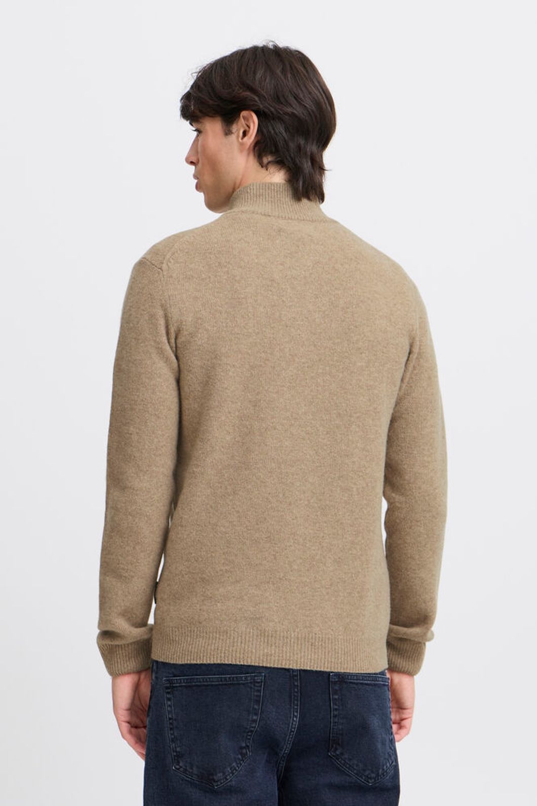 Pull col camionneur Beige - Casual Friday