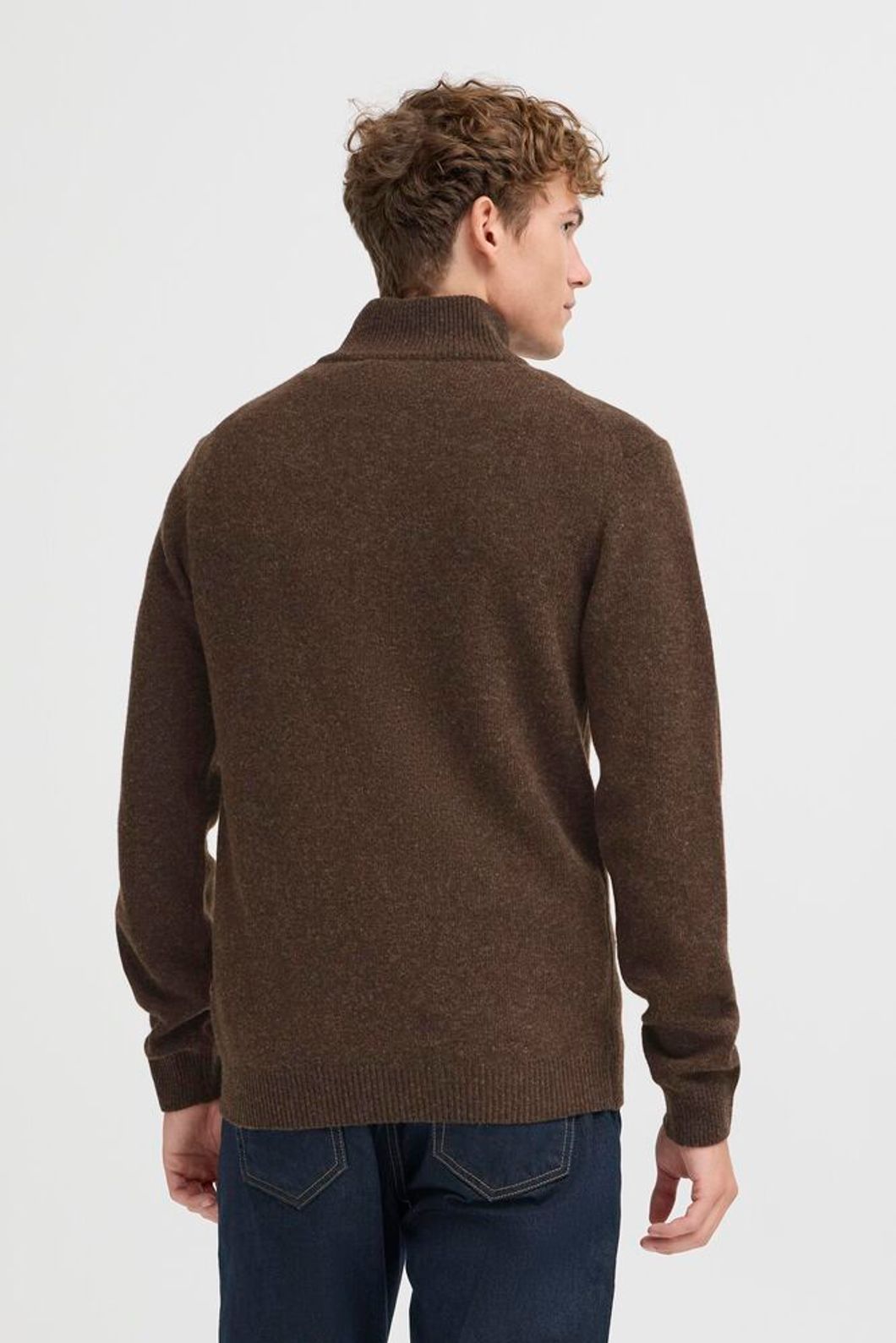 Pull col camionneur Marron - Casual Friday