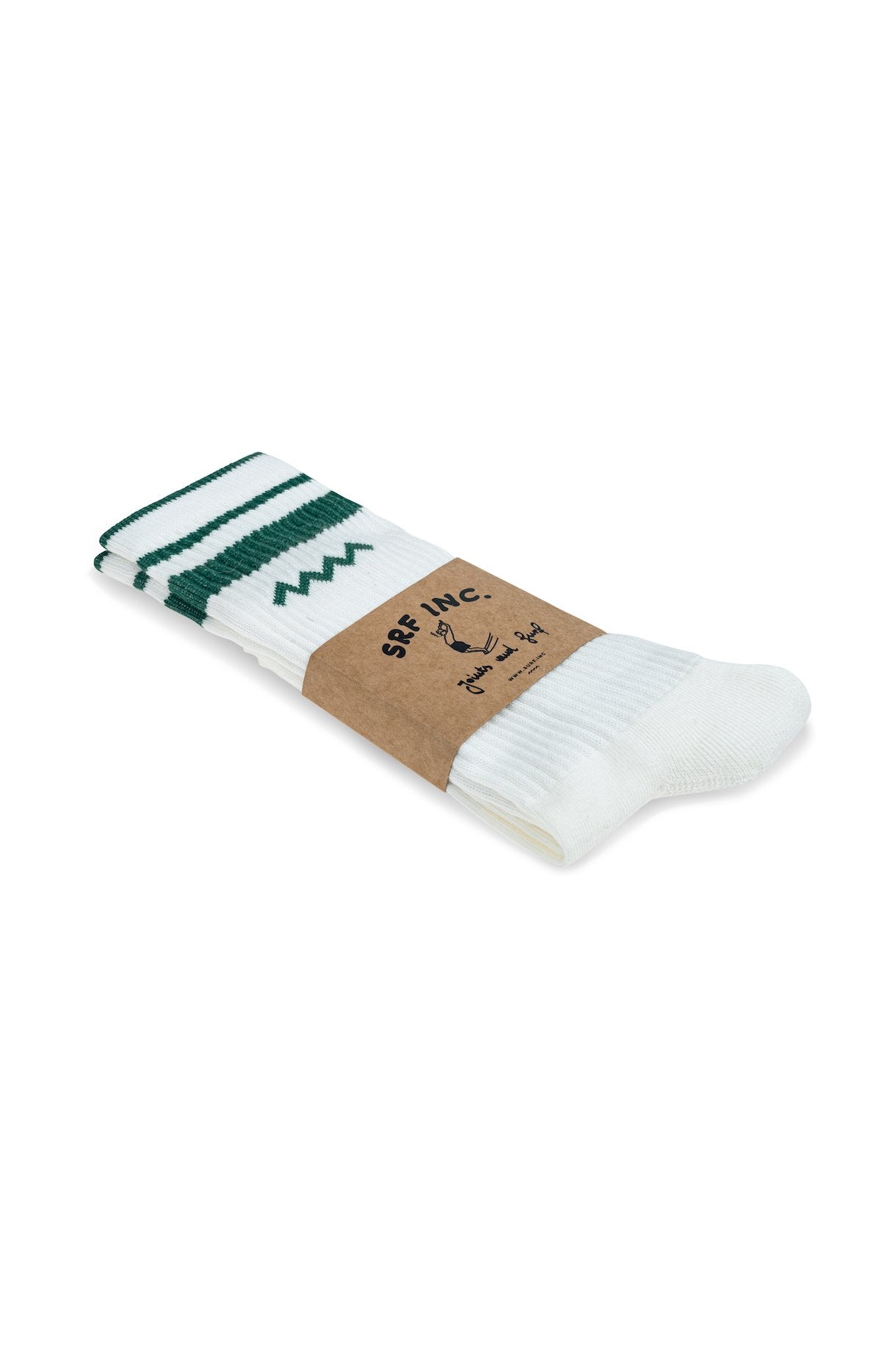 Chaussettes vertes & beige Joints and surf – Surf Inc.