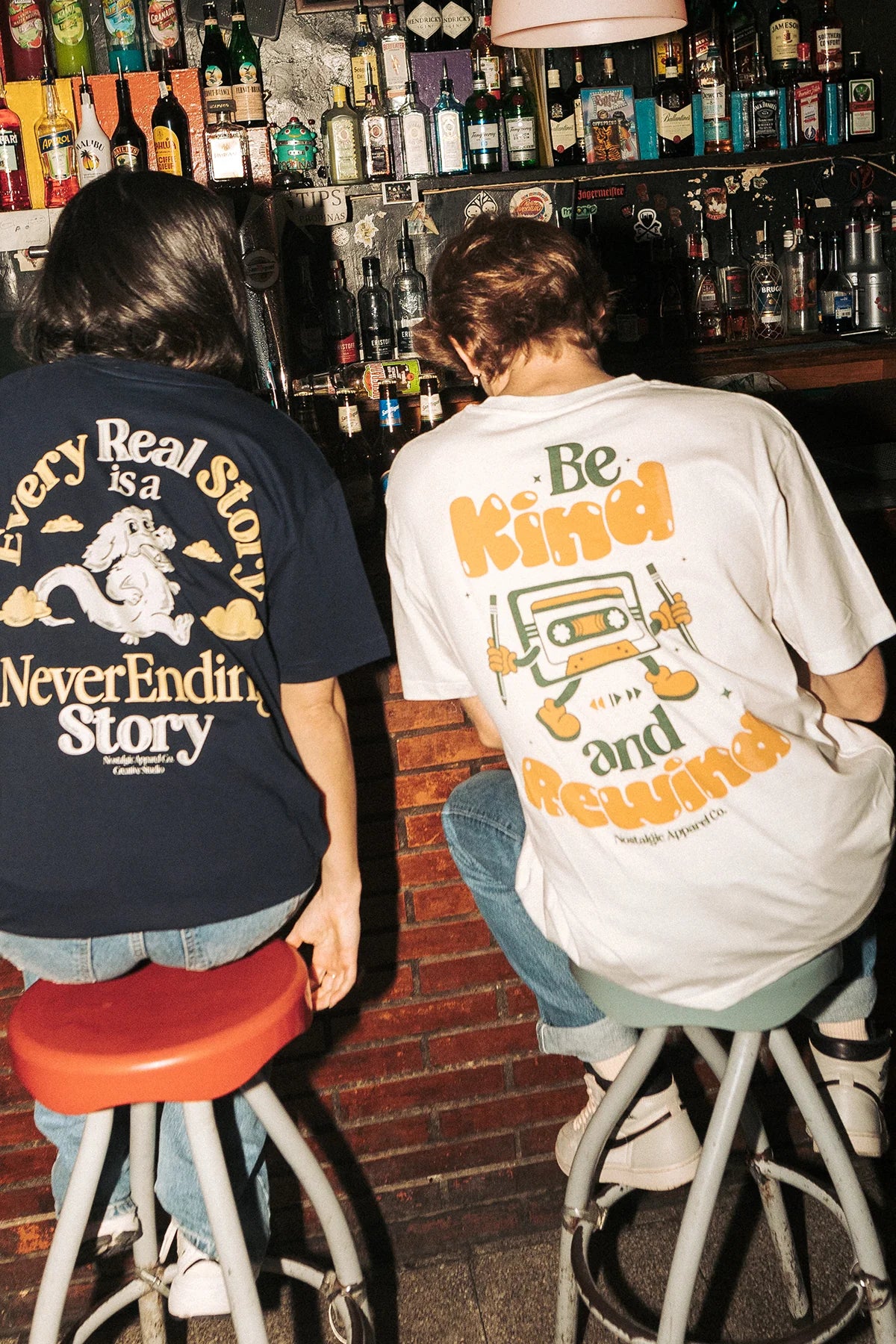 T-shirt Be Kind and Rewind - Nostalgic Apparel