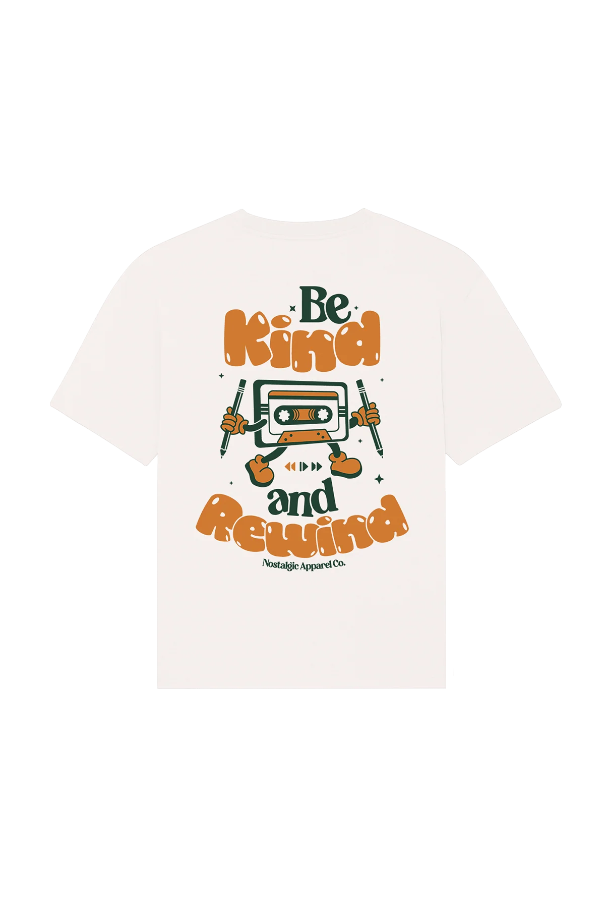 T-shirt Be Kind and Rewind - Nostalgic Apparel