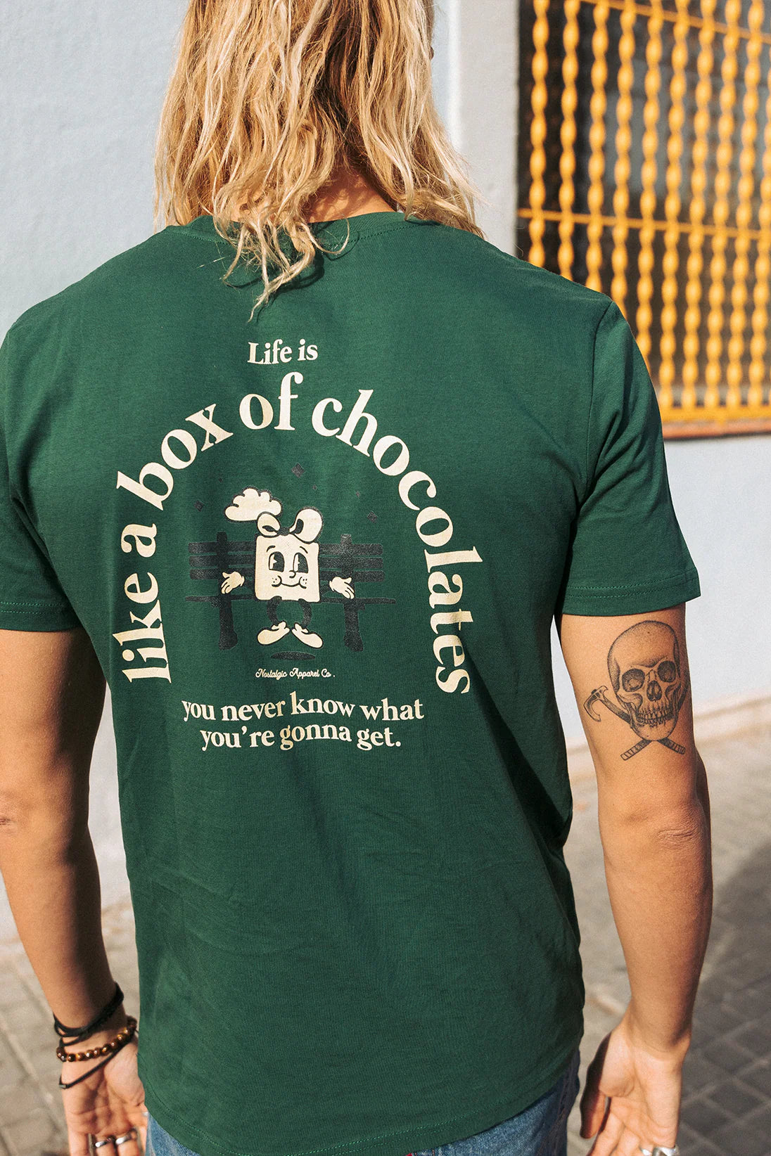 T-shirt Life Is Like a Box of Chocolate – Nostalgic Apparel