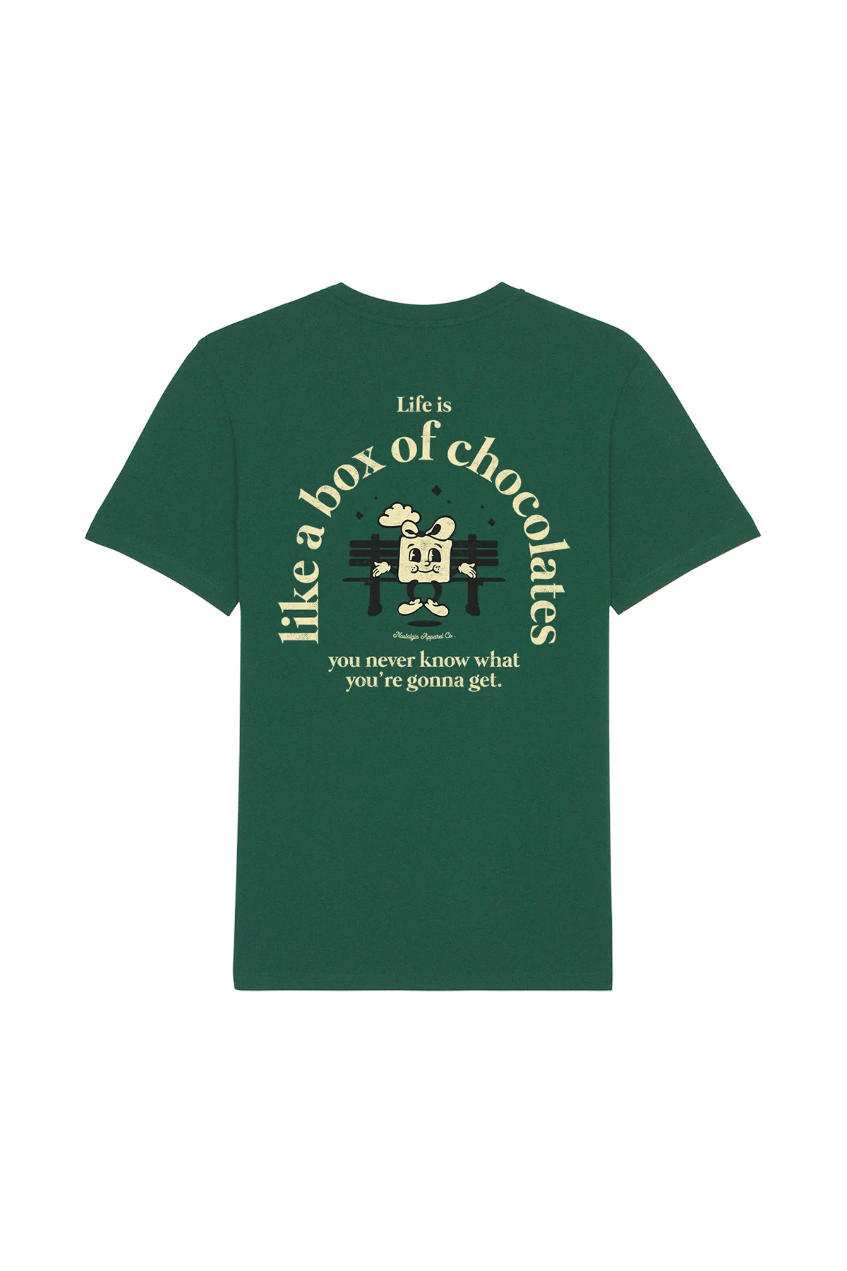 T-shirt Life Is Like a Box of Chocolate – Nostalgic Apparel
