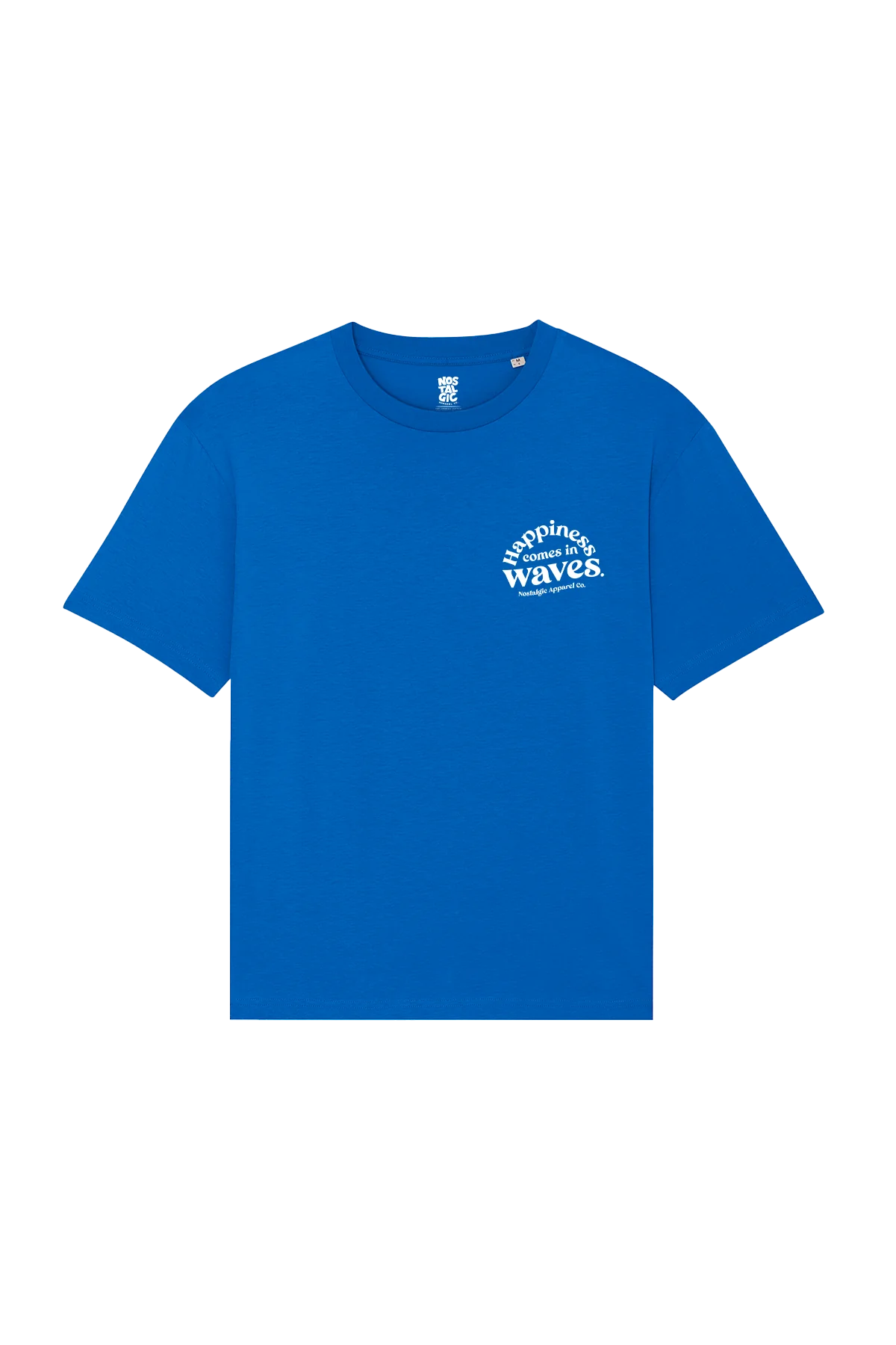 T-shirt Happiness comes in waves NOSTALGIC APPAREL