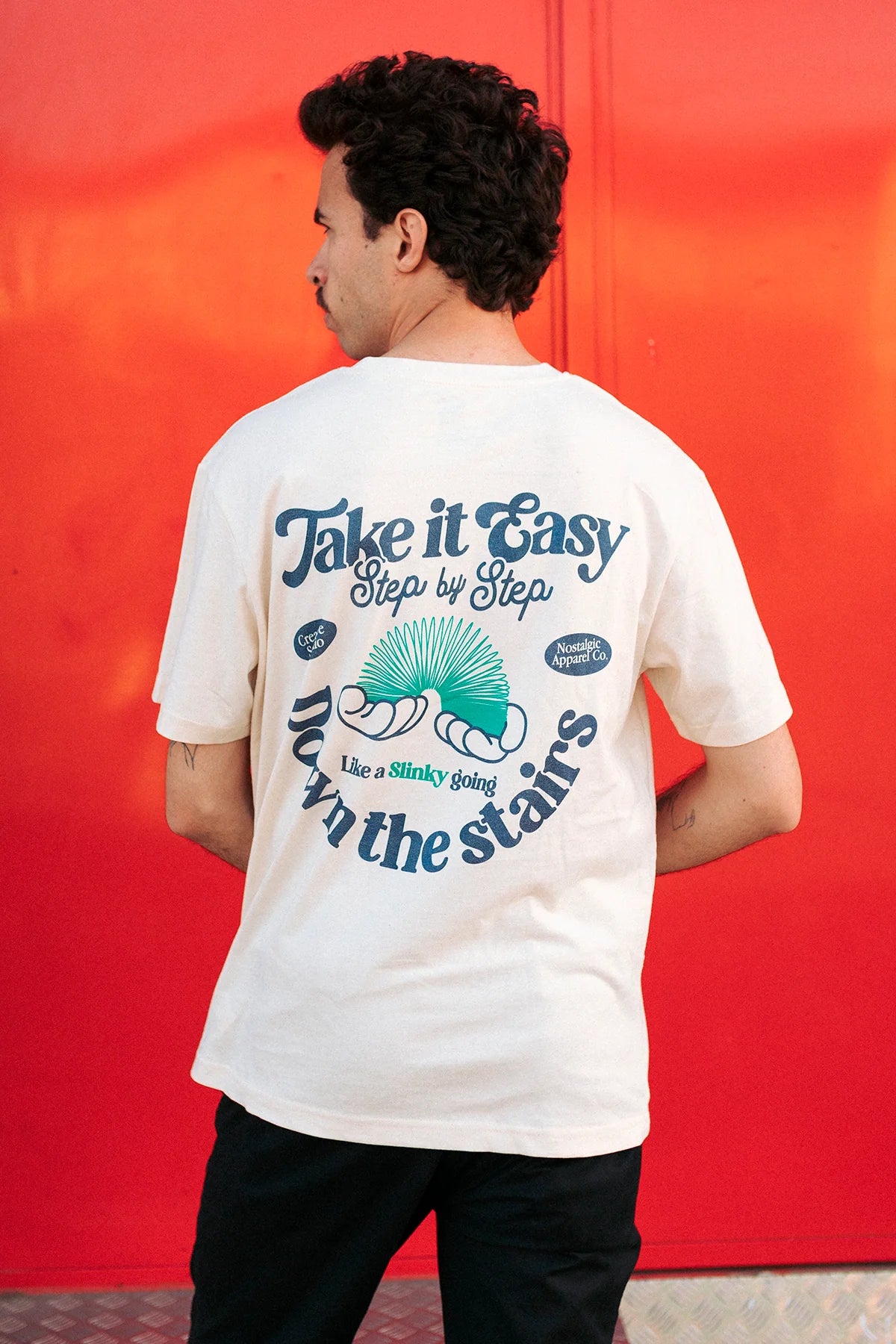 T-shirt Take It Easy – Nostalgic Apparel