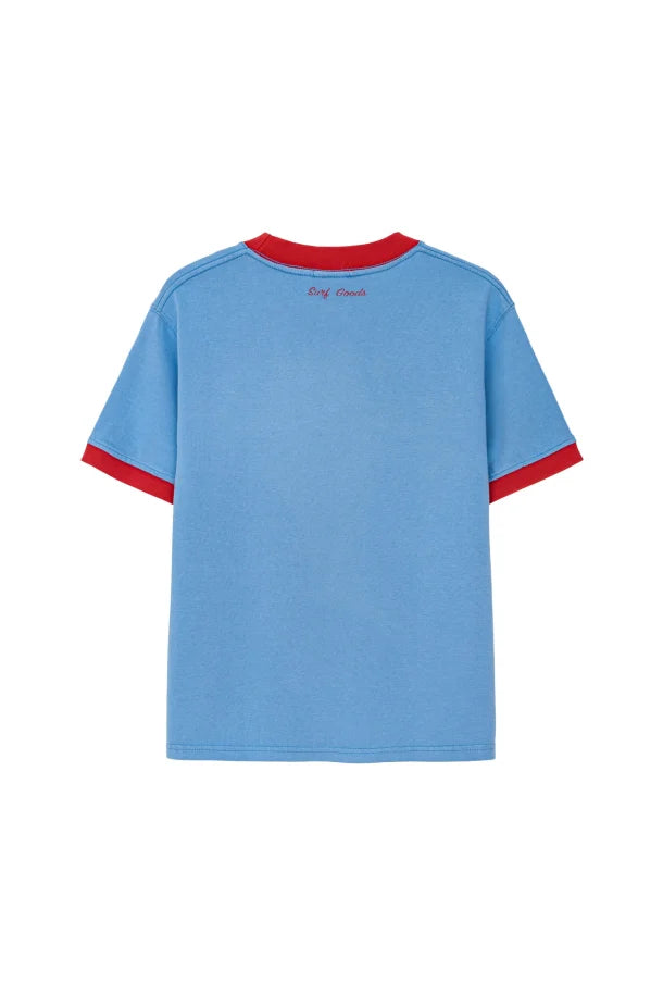 T-shirt Retro Denim Blue - Surf Inc