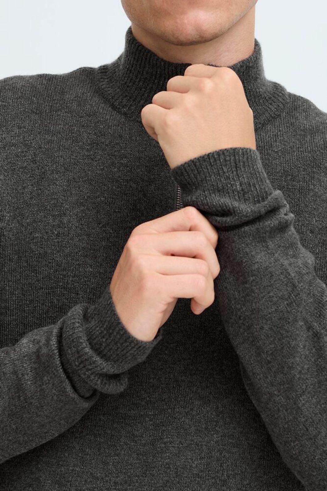 Pull col camionneur gris - Casual Friday