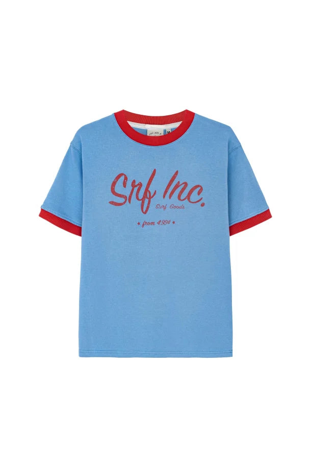 T-shirt Retro Denim Blue - Surf Inc
