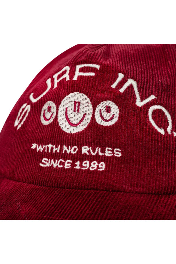 Casquette en velours côtelé No rules cord cap - Surf Inc.
