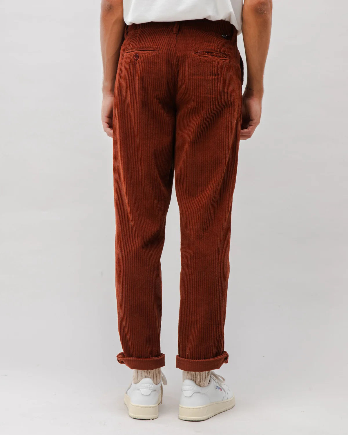 Pantalon chino en velours côtelé Camel Corduroy BRAVA