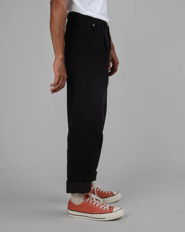 Pantalon chino en velours côtelé Noir Corduroy BRAVA