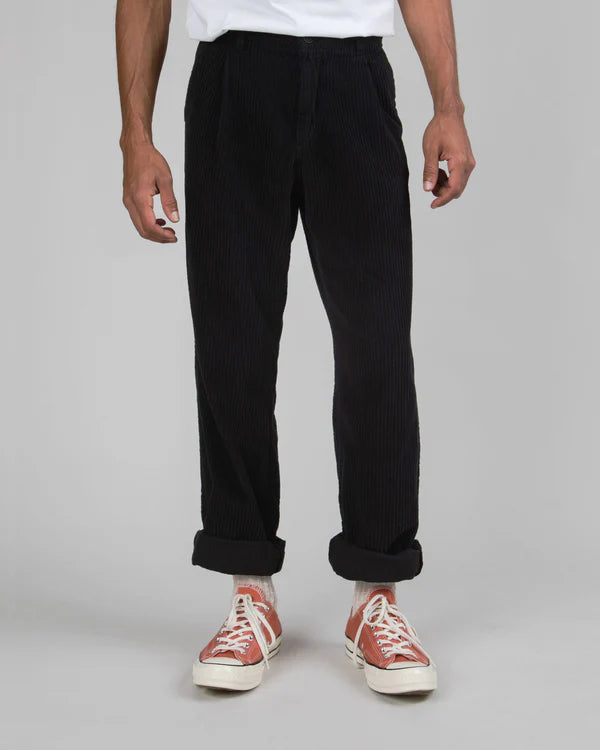 Pantalon chino en velours côtelé Noir Corduroy BRAVA