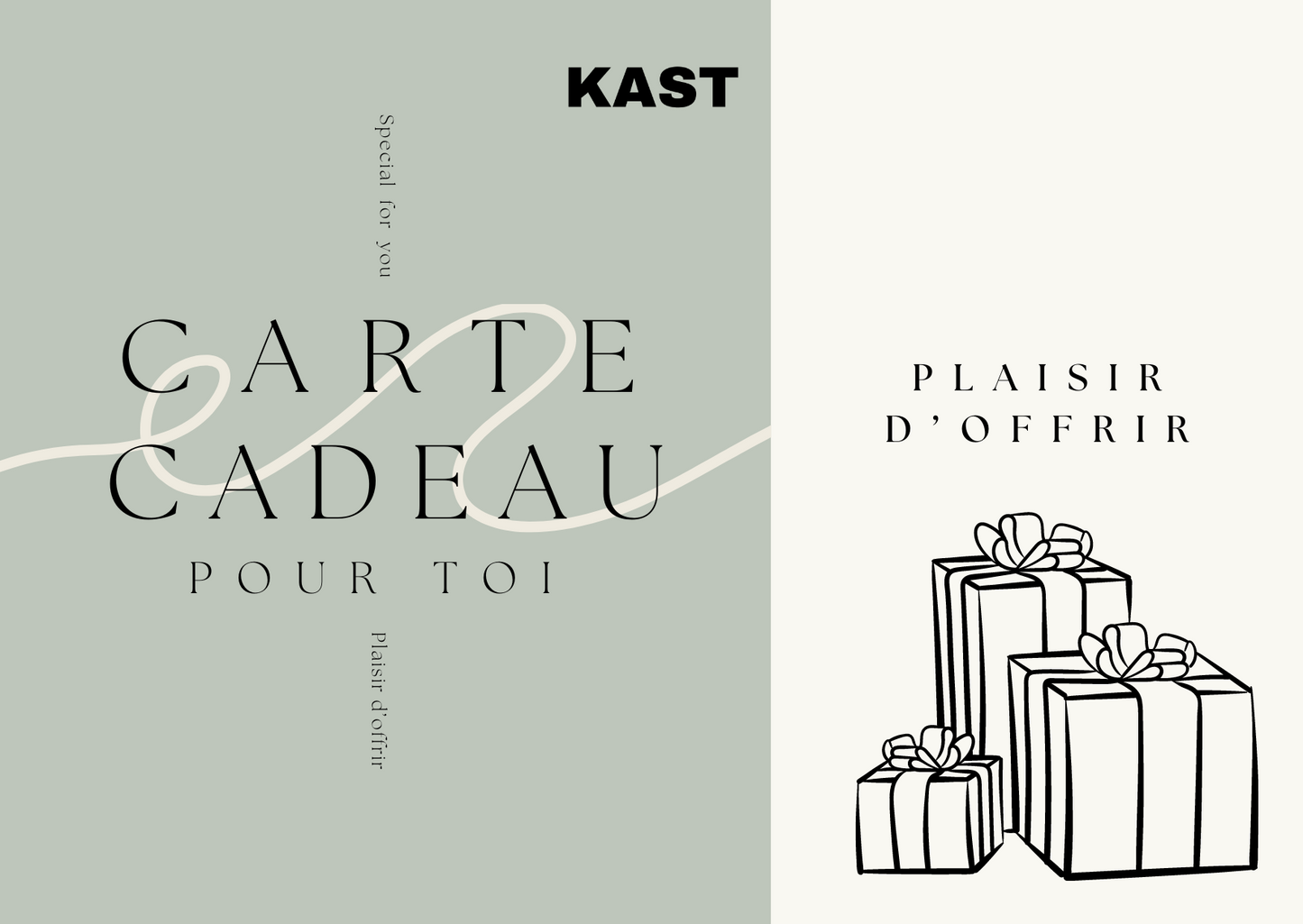 Carte cadeau KAST