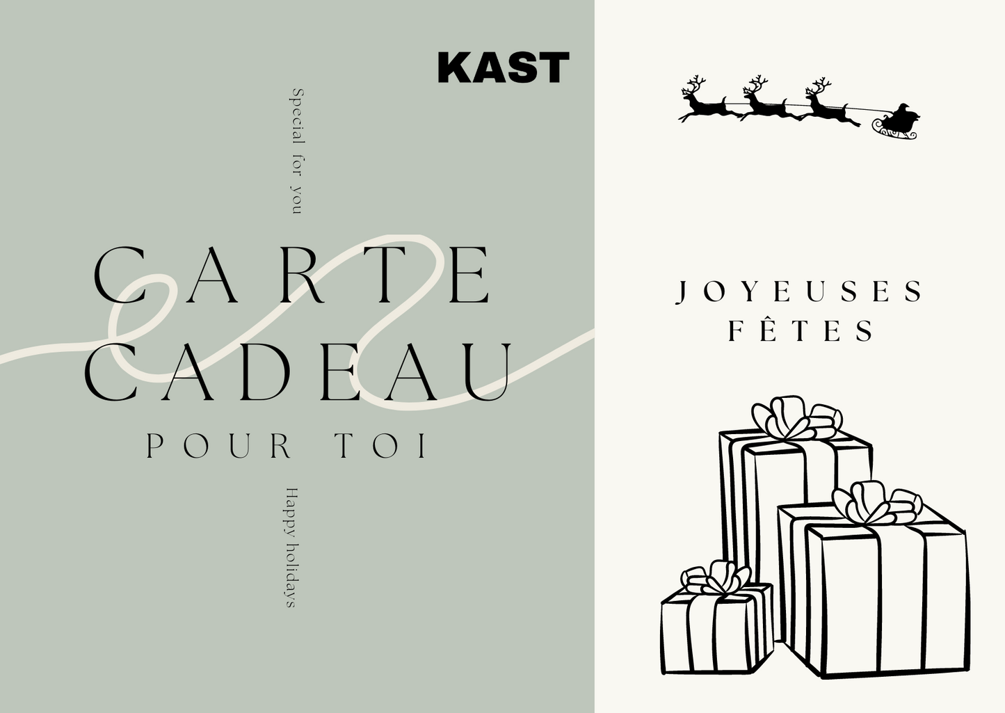 Carte cadeau KAST