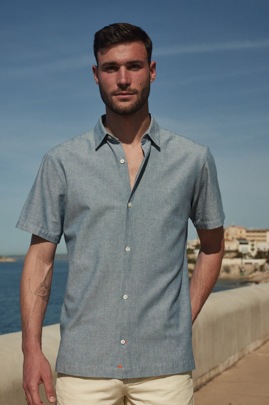 Chemise Malaga Oxxy Bleu JAQK