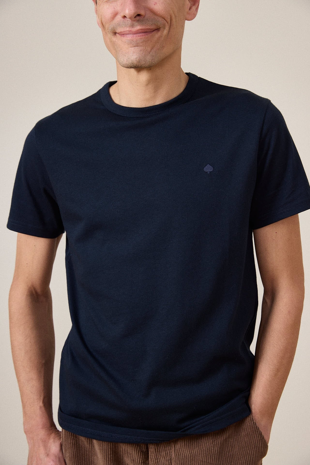 T-shirt Basil bleu nuit JAQK