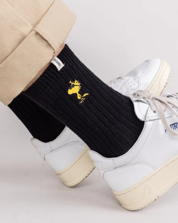 Chaussettes Noire SNOOPY x BRAVA