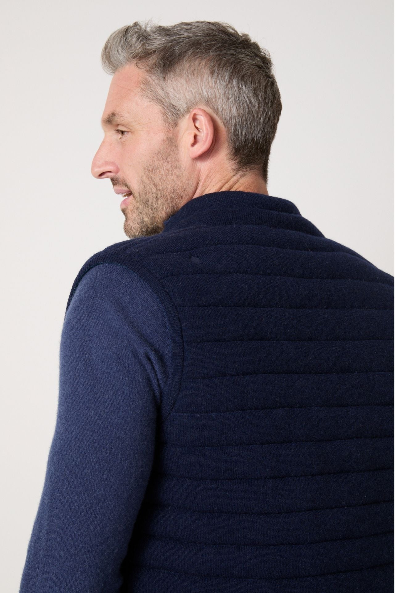 Doudoune sans manches réversible Brunch Bleu marine/Bleu canard - JAQK