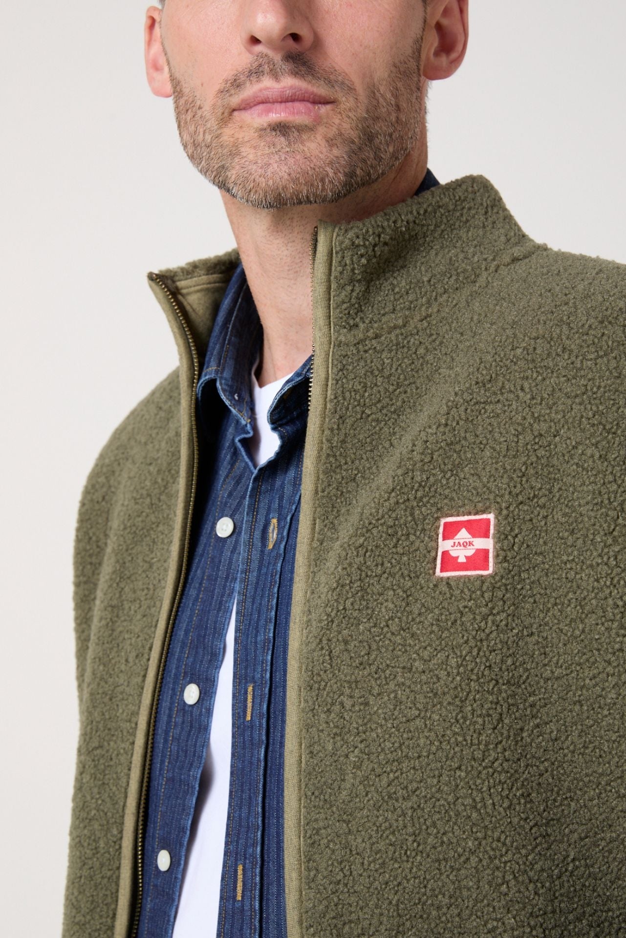 Gilet sans manches Neige Kaki - JAQK