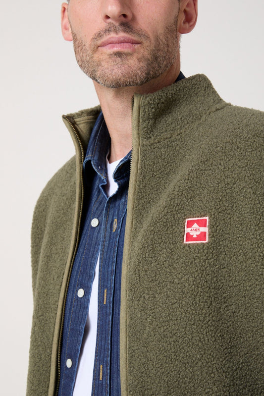 Gilet sans manches Neige Kaki - JAQK