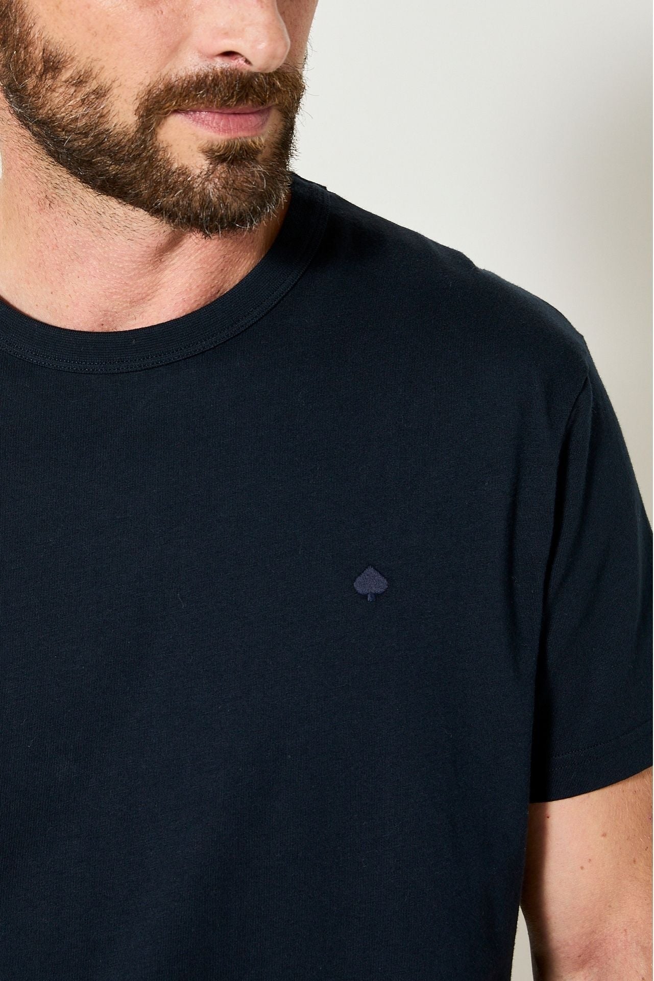 T-shirt basil Bleu marine Nuit - JAQK